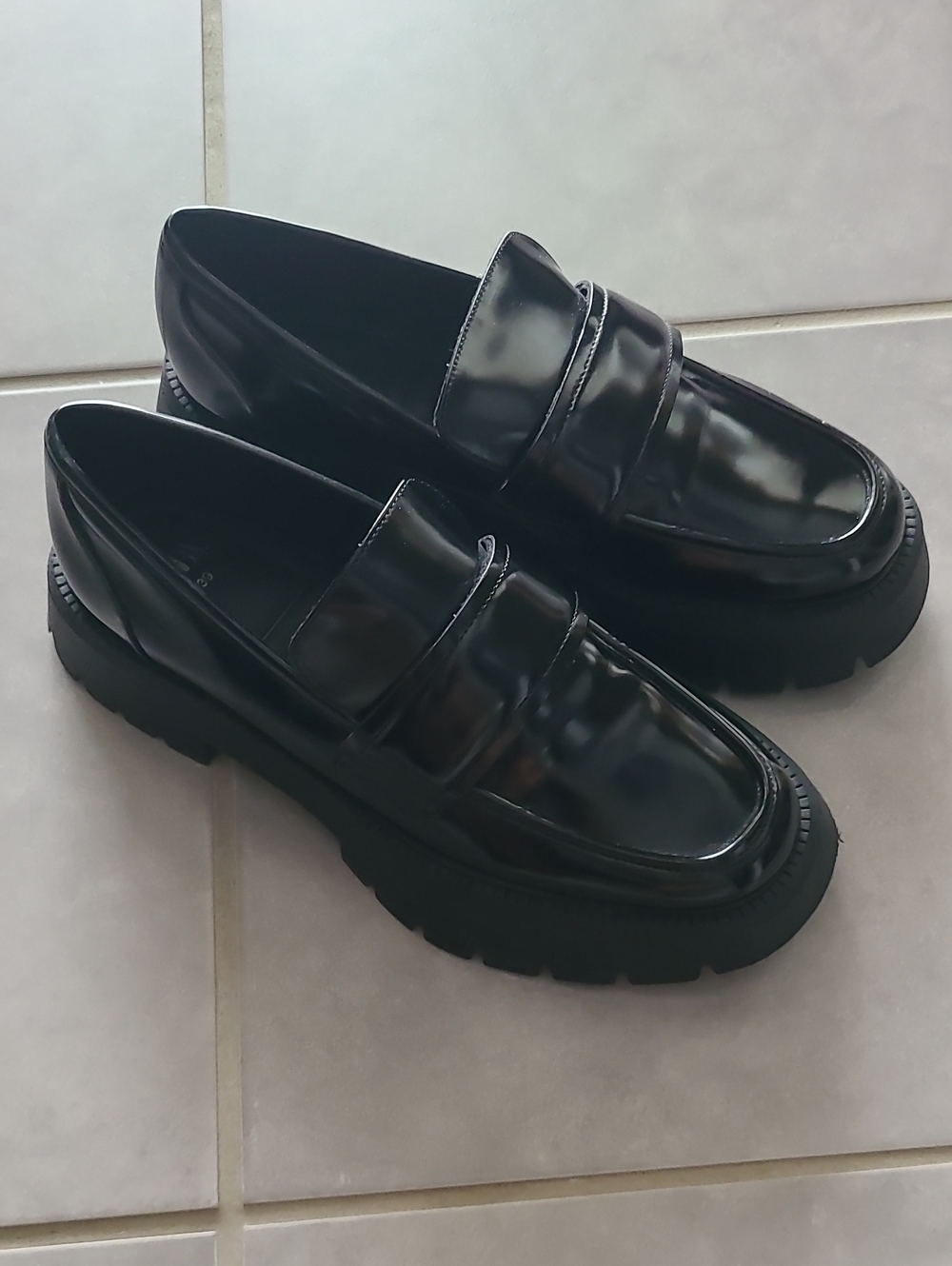Zara's Black Penny Loafers